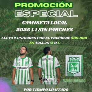Camiseta Local  2 Por .900 SOLO TALLA M Y L!!!
