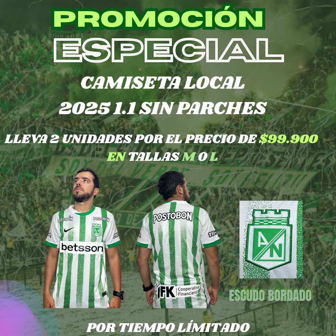 Camiseta Local  2 Por $99.900 SOLO TALLA M Y L!!!