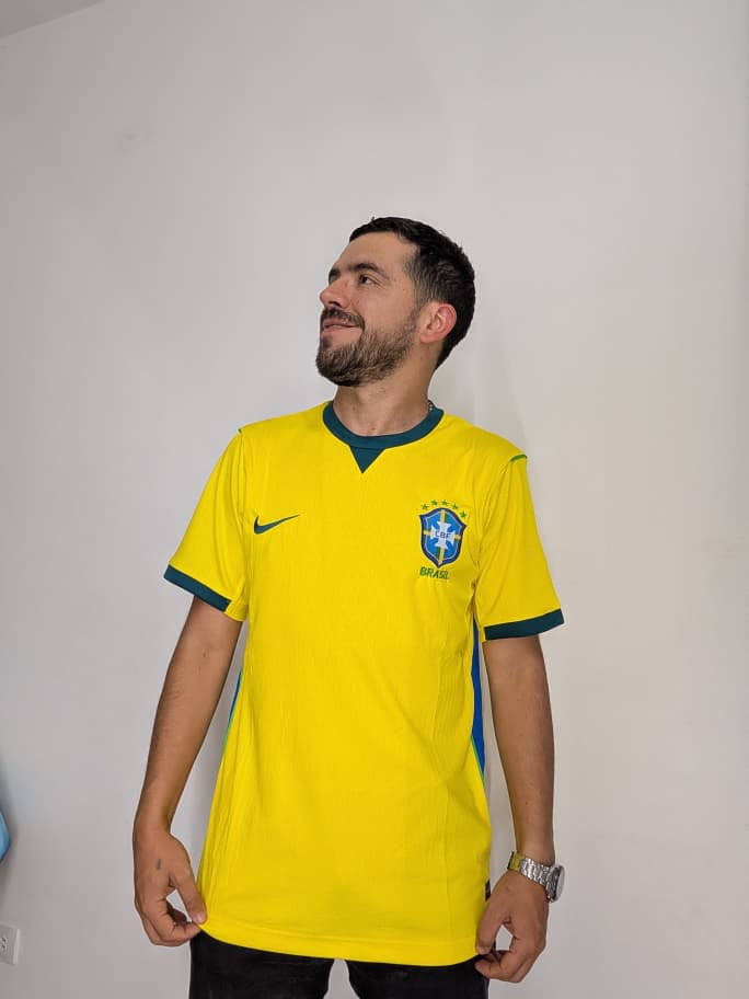 Uniforme Brasil 2026 AAA Bordada
