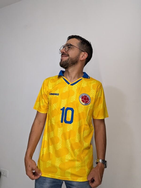 Camiseta Selección Colombia 1994 Local (Calidad 1.1)