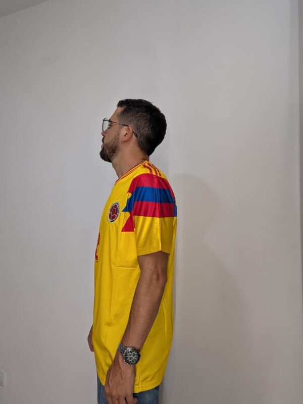 Camiseta Mundial Año 90 Selección Colombia (Calidad 1.1)