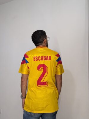 Camiseta Mundial Año 90 Selección Colombia (Calidad 1.1)