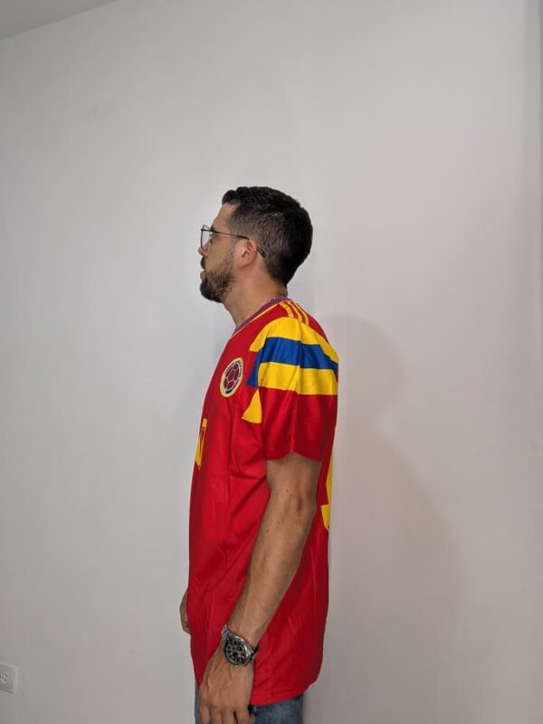 Camiseta Mundial Italia Año 90 Selección Colombia (Calidad 1.1)