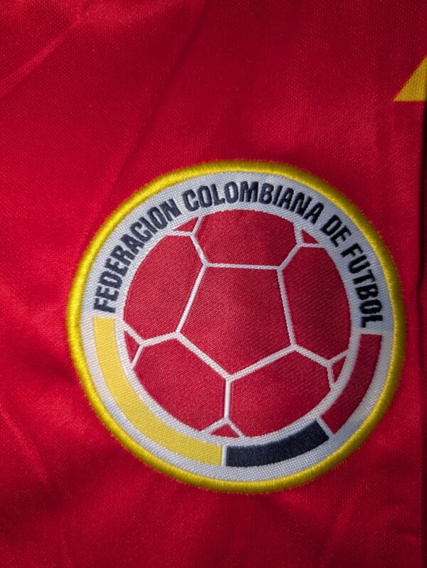 Camiseta Mundial Italia Año 90 Selección Colombia (Calidad 1.1)