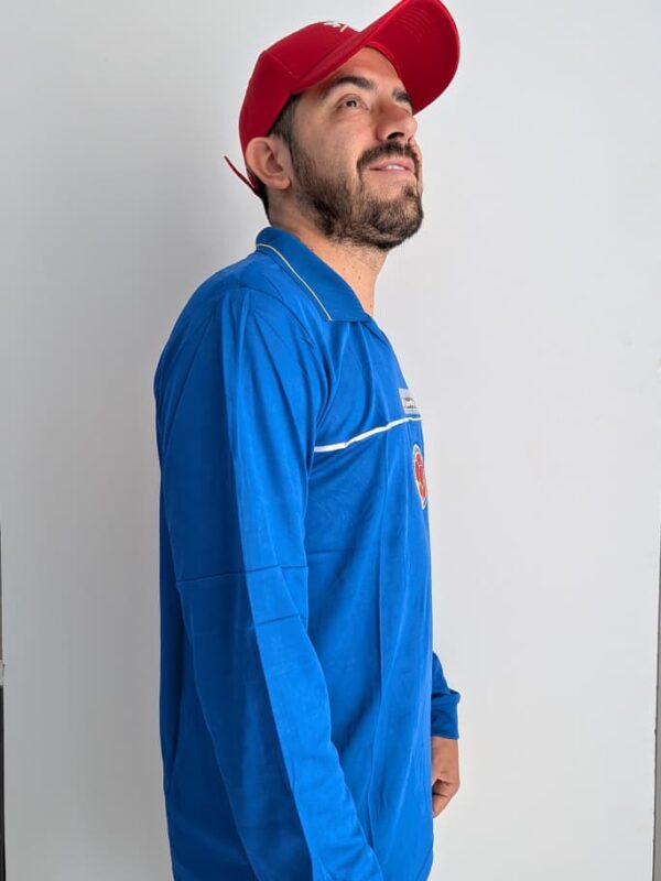 Camiseta Colombia Retro 2003 Manga Larga (Calidad 1.1)