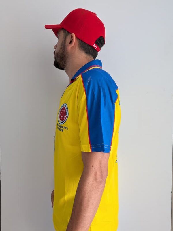 Camiseta Colombia Copa Francia 1998 (Calidad 1.1)