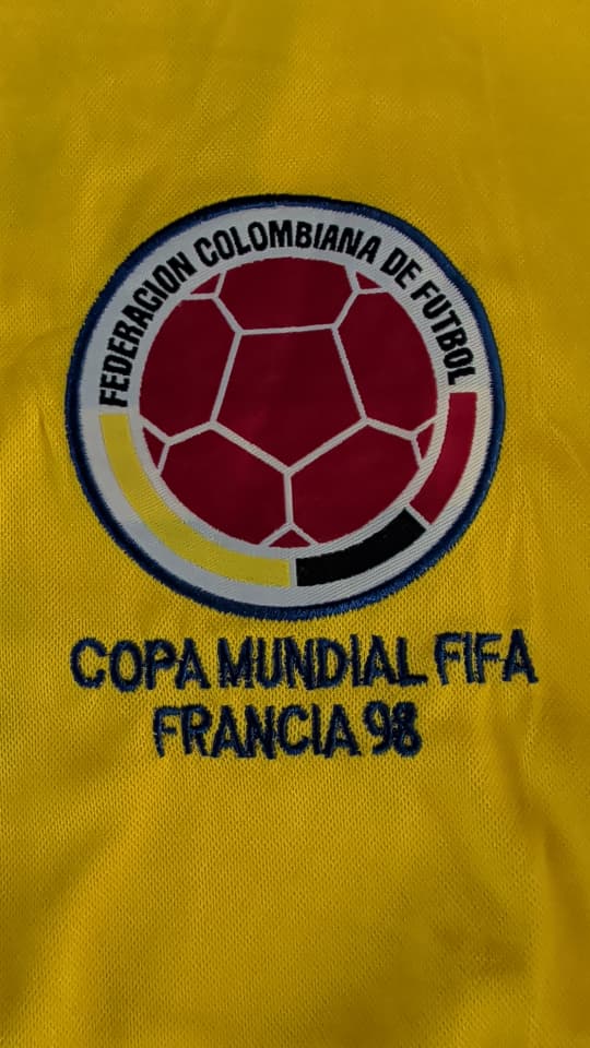 Camiseta Colombia Copa Francia 1998 (Calidad 1.1)