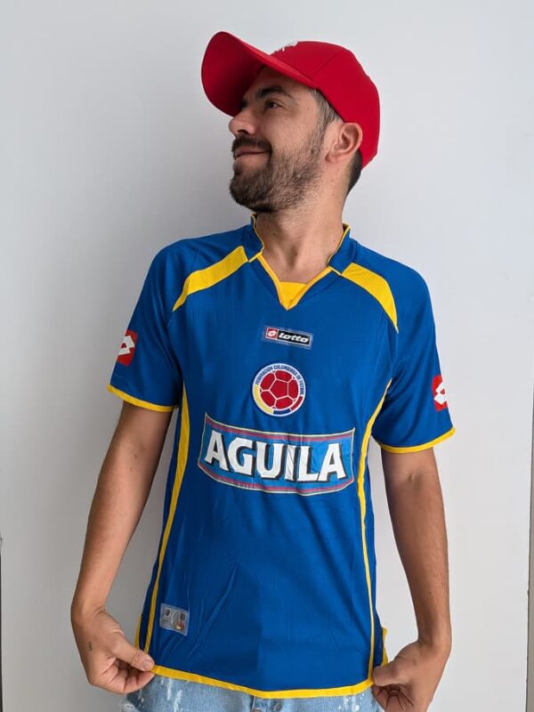 Camiseta Colombia Retro 2003-2004 (Calidad 1.1)
