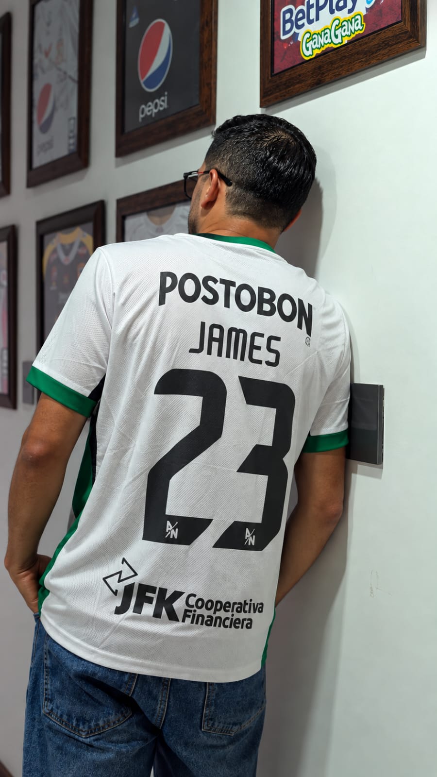 CAMISETA DE NACIONAL 2026 DORSAL JAMES 23